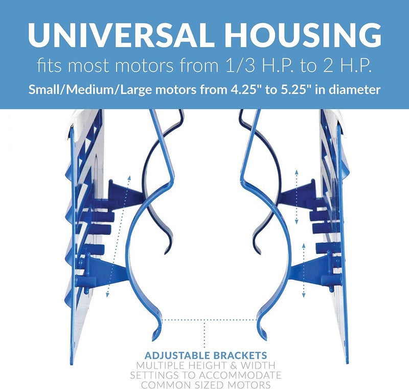 BlueDevil Products B8200C Adjustable Motor Cover - Heavy Duty UV-Resistant Protection - Image 3