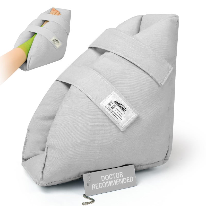 DRKLC Heel Protector Cushion for Pressure Sores,Adjustable Foot Support Boot Surgery Recovery Supplies for Elderly Bedridden Pressure Ulcer Cushion Ankle Pillow for Bed, Wheelchairs - Image 1