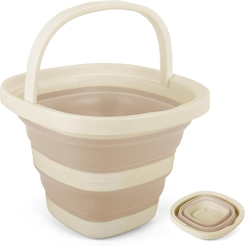 Multi-Purpose 5L Foldable Bucket - Space-Saving Design for Travel, Gardening, Pet Care - Image 1