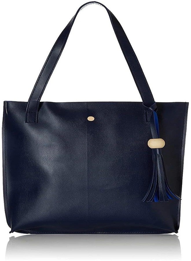 Vintage Women Blue Shoulder Bag - Image 1