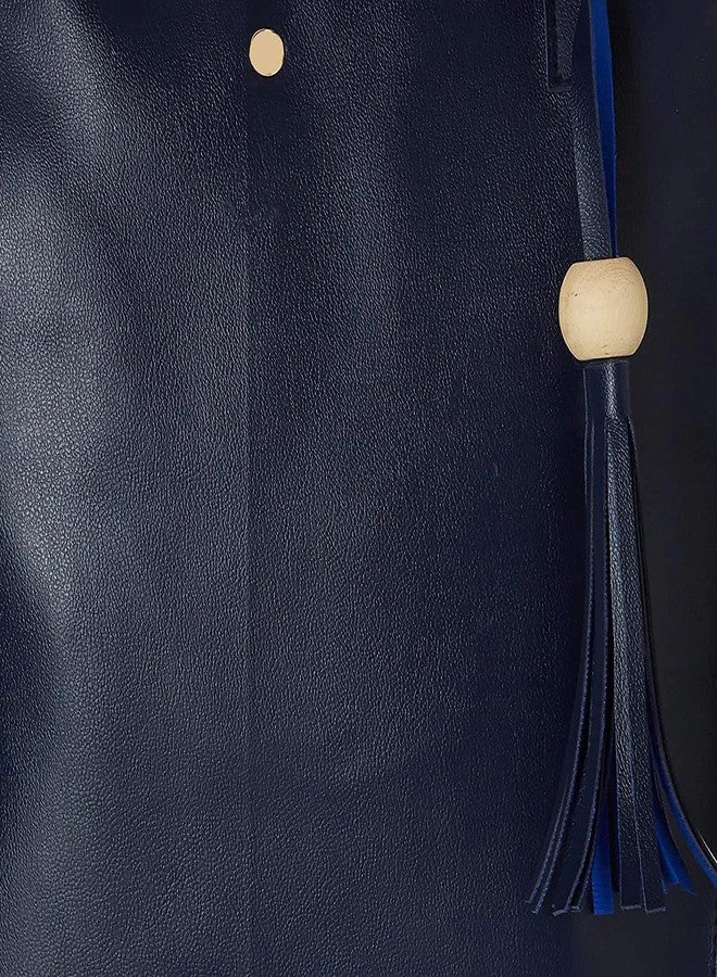 Vintage Women Blue Shoulder Bag - Image 3