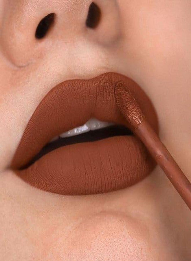 SHENY SOFT Matte to Last Lipstick, Brown (Matte) (BROWN, 10 g) - Image 4