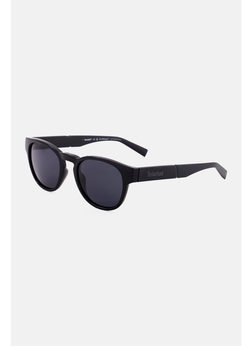 Timberland - Men TB933401D51 Round Sunglasses, Black - Image 1