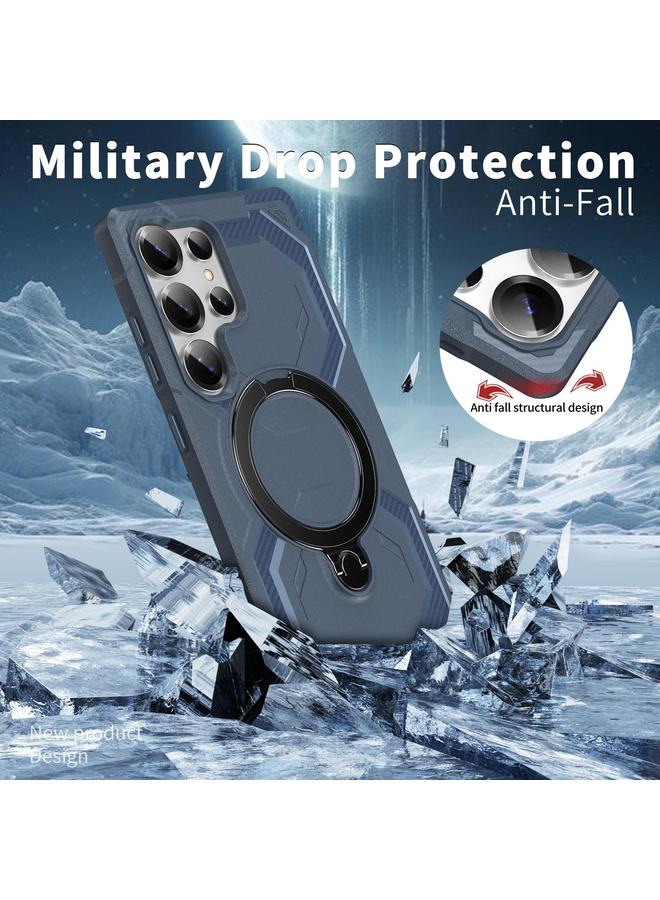 S-TOP Case For Samsung Galaxy S25 Ultra 5G Frosted MagSafe Holder Phone Case - Image 3