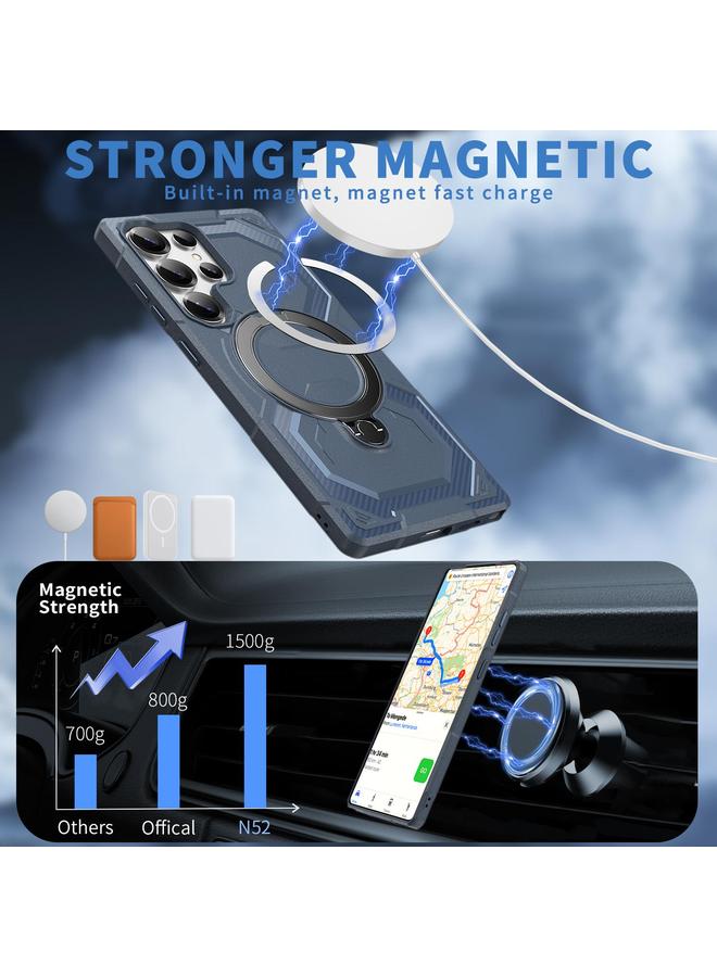 S-TOP Case For Samsung Galaxy S25 Ultra 5G Frosted MagSafe Holder Phone Case - Image 2