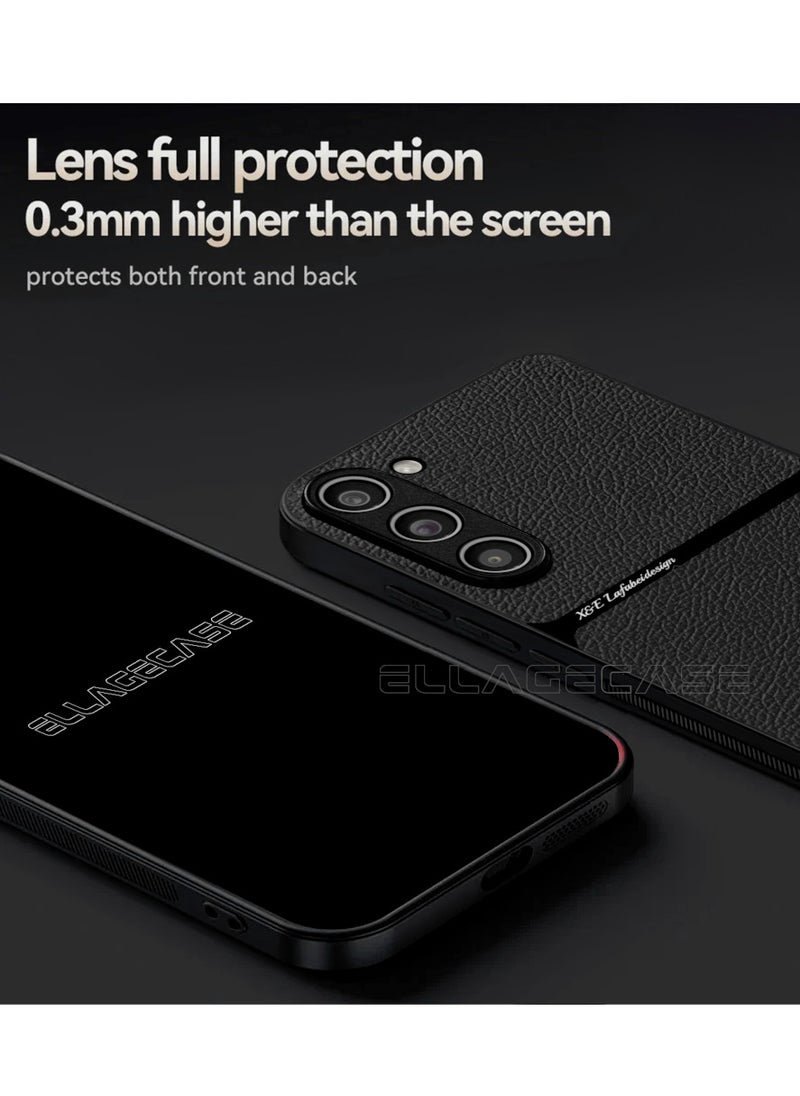 ELLAGECASE Business Class Case for Samsung Galaxy S23, Ultra-Thin, Built-in Magnetic Plate, Wireless Charging, Shockproof, Full Camera Lens Protection  - Image 3