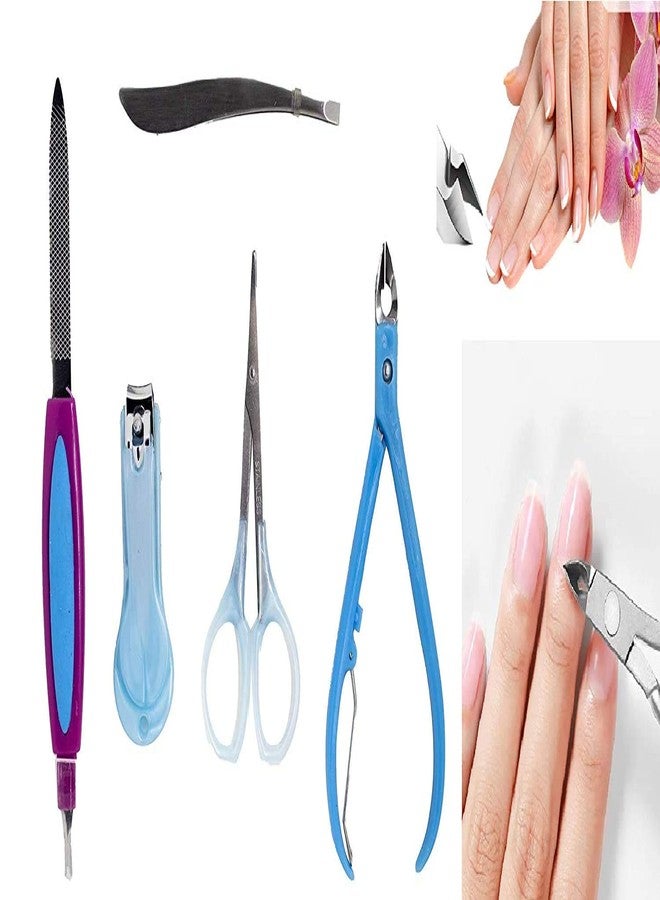EKAN Manicure Pedicure Tool Kit Set For Home And Salon Use | Manicure Tools For Foot And Nails (Multicolor) - Image 1