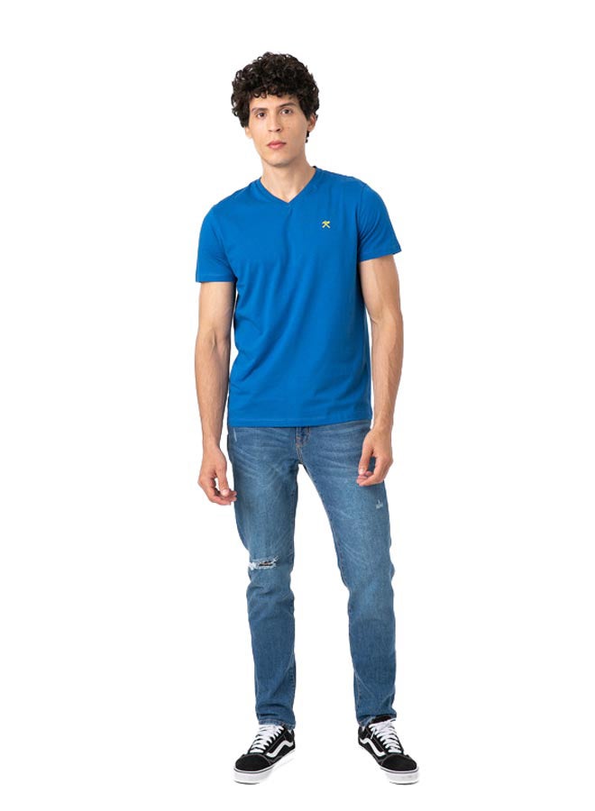 Marco Bergamo VNeck T-Shirt With Logo  - Image 1