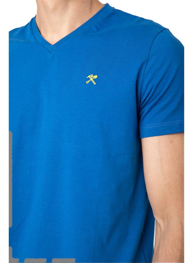 Marco Bergamo VNeck T-Shirt With Logo  - Image 4