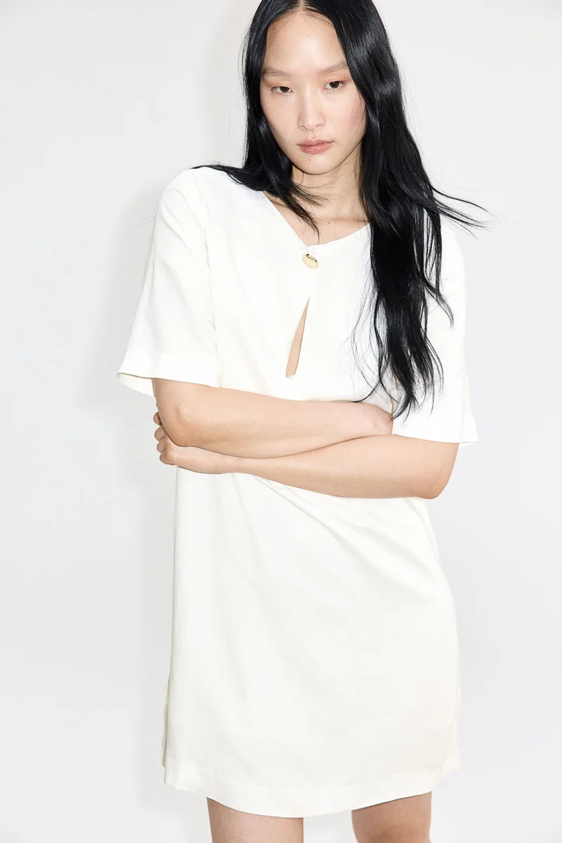 H&M Linen-blend dress