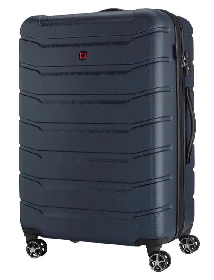 Wenger 78 Vaiana 78 Cm Medium 4 Double Wheeled Hardside Expandable Check-In Luggage Trolley - Navy Blue  | Best Price UAE