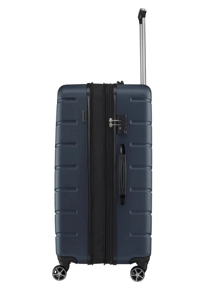 Wenger 78 Vaiana 78 Cm Medium 4 Double Wheeled Hardside Expandable Check-In Luggage Trolley - Navy Blue  | Best Price UAE