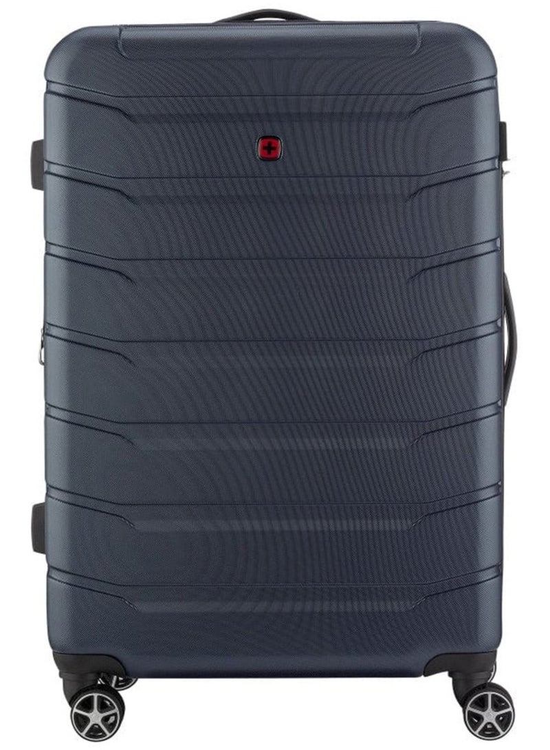 Wenger Vaiana 78 Cm Medium 4 Double Wheeled Hardside Expandable Check-In Luggage Trolley - Navy Blue - Image 2