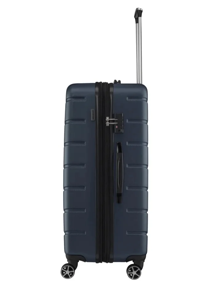 Wenger 78 Vaiana 78 Cm Medium 4 Double Wheeled Hardside Expandable Check-In Luggage Trolley - Navy Blue  | Best Price UAE
