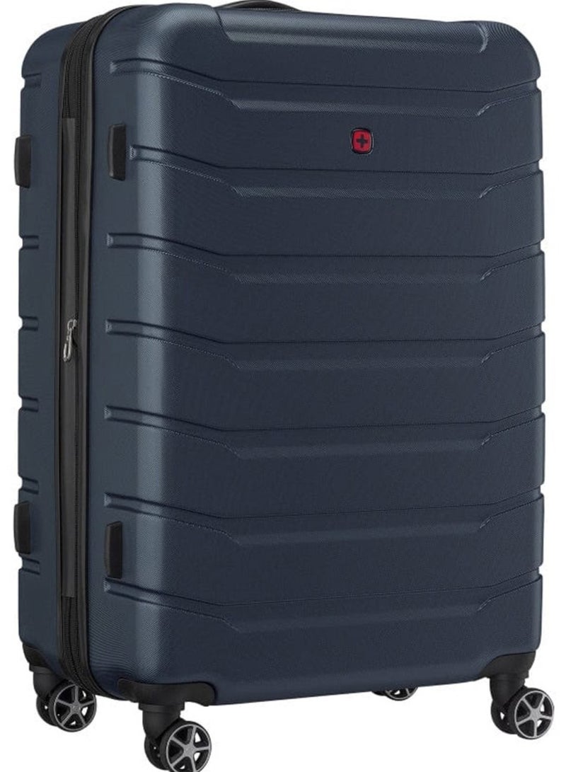 Wenger Vaiana 78 Cm Medium 4 Double Wheeled Hardside Expandable Check-In Luggage Trolley - Navy Blue - Image 3