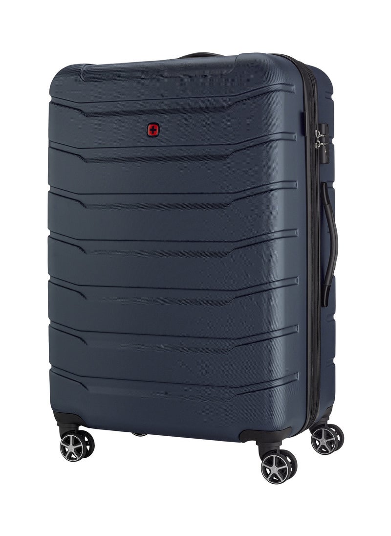 Wenger - Vaiana Medium Hardside Expandable 78cm Check-In Luggage Trolley Navy Blue - 612356 - Image 1