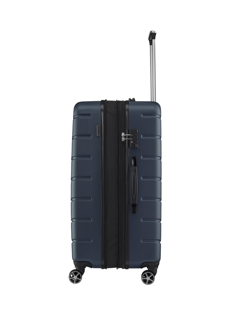 Wenger - Vaiana Medium Hardside Expandable 78cm Check-In Luggage Trolley Navy Blue - 612356 - Image 1