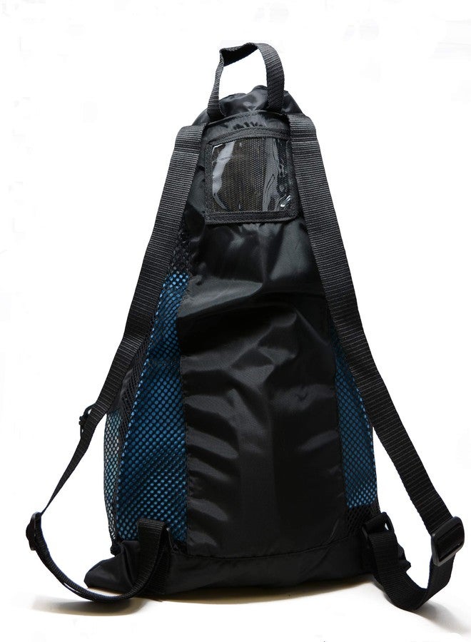 Adoretex Quick Dry Mesh Equipment Sport Drawstring Gym Swim Bag - MB001 - Black - Image 3