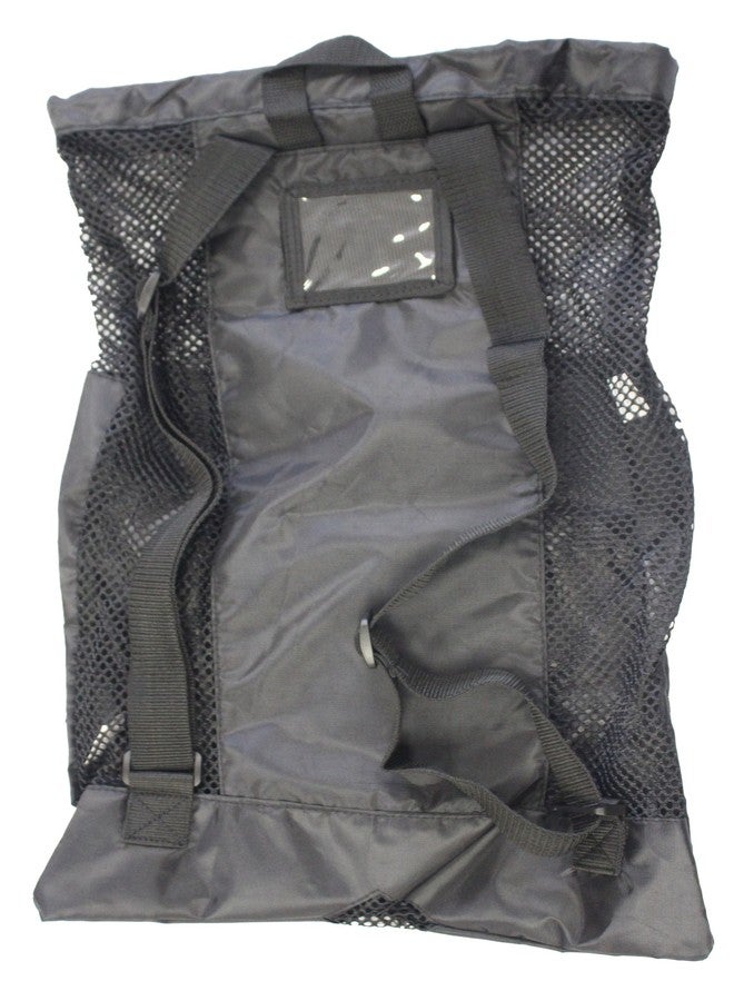 Adoretex Quick Dry Mesh Equipment Sport Drawstring Gym Swim Bag - MB001 - Black - Image 5