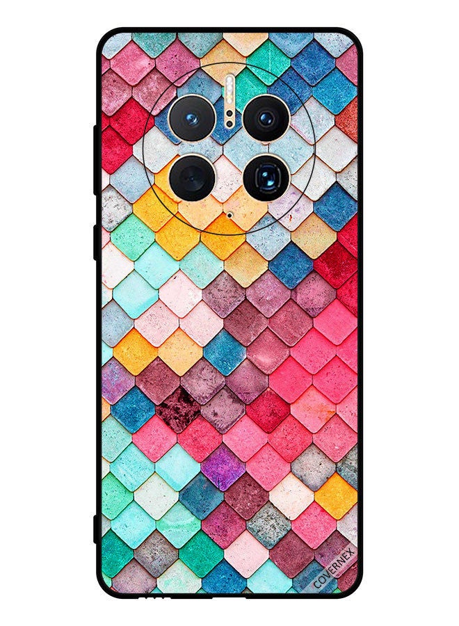 Covernex Protective Case Cover For Huawei Mate 50 Pro Diamond Square Shape Pattern - Image 1