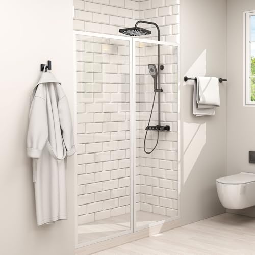 Angle Simple Towel Hook for Bathroom, Stainless Steel Hand Towel Coat Hook for Wall, Matte Black - Image 2