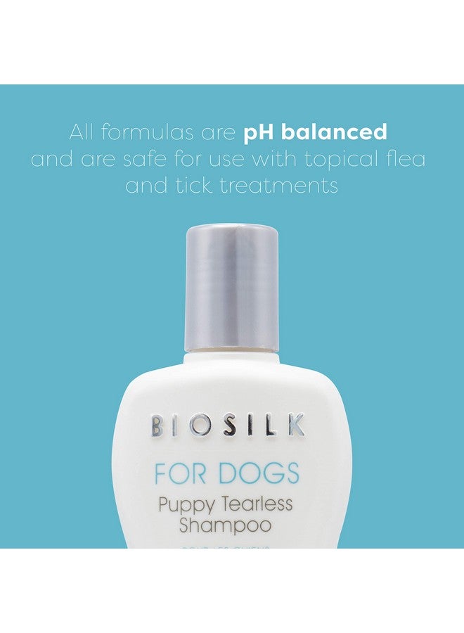 بيوسيلك شامبو "بيوسيلك" لعلاج الجراء بدون دموع، مُعالج للحرير، للكلاب | أفضل شامبو للجراء، ومناسب لجميع أنواع الكلاب | زجاجة شامبو للكلاب (١٢ أونصة) - Image 2
