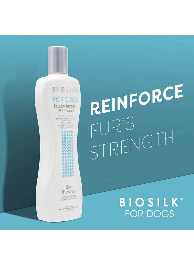 بيوسيلك شامبو "بيوسيلك" لعلاج الجراء بدون دموع، مُعالج للحرير، للكلاب | أفضل شامبو للجراء، ومناسب لجميع أنواع الكلاب | زجاجة شامبو للكلاب (١٢ أونصة) - Image 3