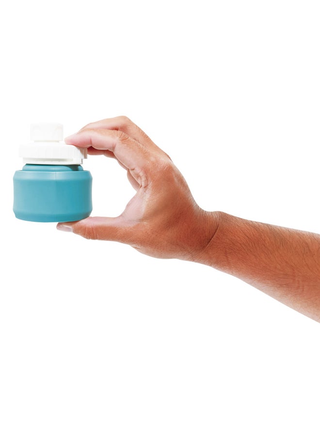 AL SANIDI Collapsible liquid bottle, Turquoise, Size 6.3* 19.8 Cm  - Image 3