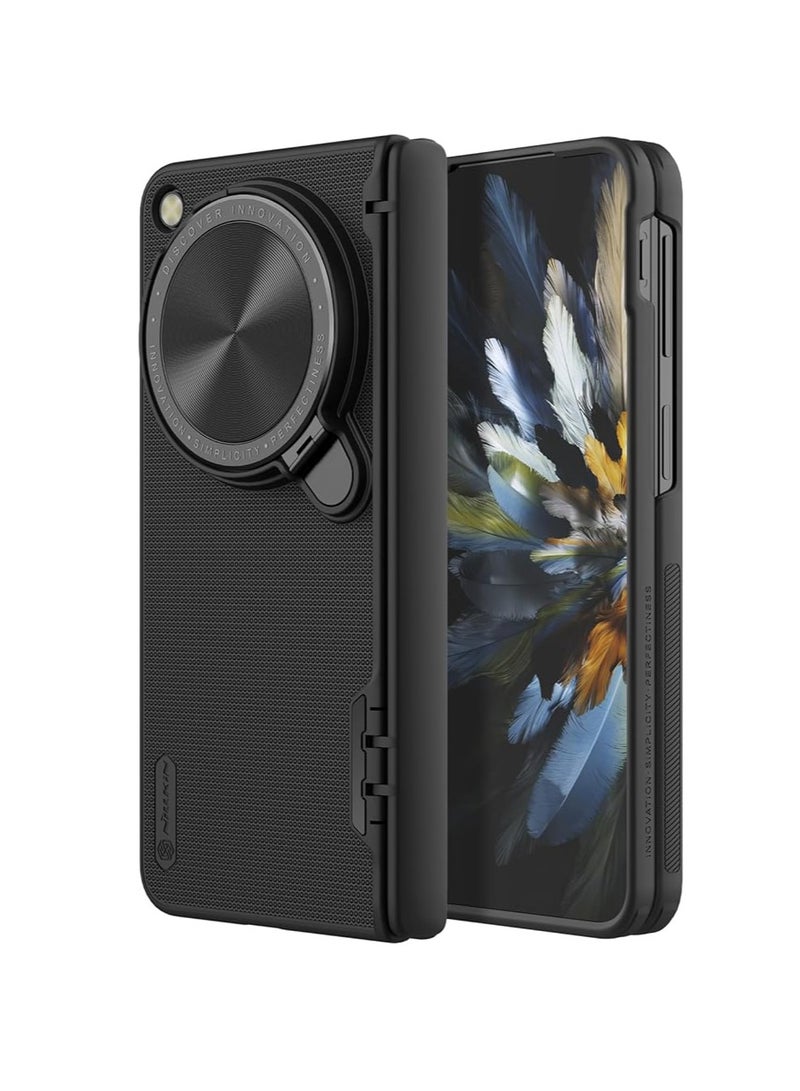 OnePlus Open Case with Metal Podium Function Camera Lens Cover, Matte Case for Oppo Find N3 - Image 1