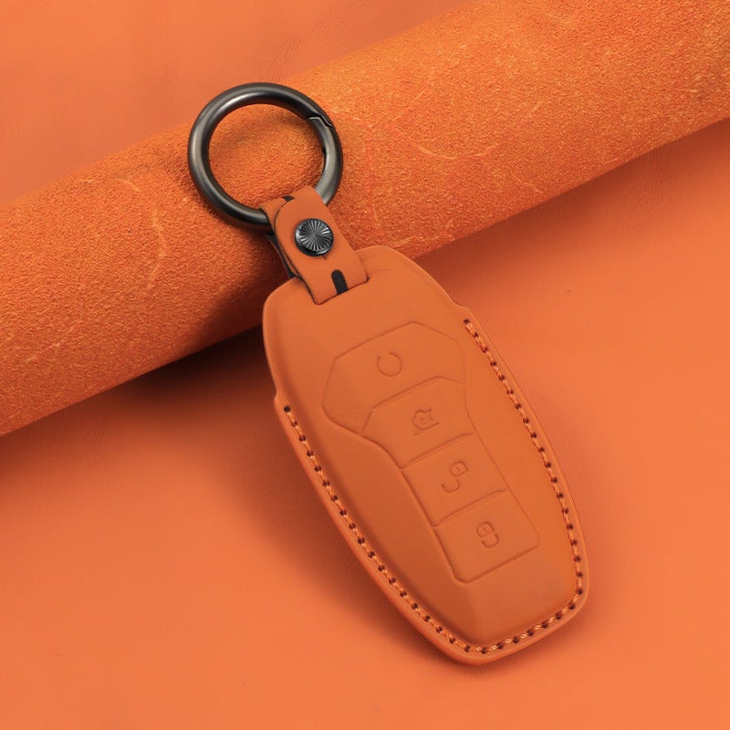 Leather Dolphin Han Qin EV Case Type B orange - Image 1