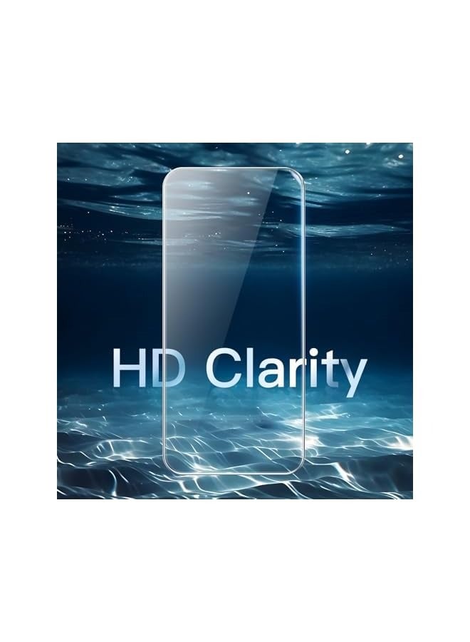 جي تيك واقي شاشة لهاتف Google Pixel 9 / Pixel 9 Pro، طبقة من الزجاج المقوى مع أداة تثبيت سهلة، متوافق مع بصمات الأصابع، شفاف عالي الدقة، 3 عبوات - Image 3