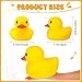 Vinsot 4 Pcs 7 Inches Large Yellow Rubber Ducks Large Bath Squeak Duck Float Bath Toy for Birthday Party Favors Gift Summer Beach Pool Baby Shower Activity Carnival Game Party Decoration - Image 4