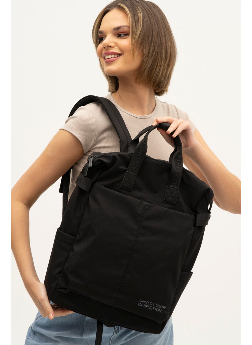UNITED COLORS OF BENETTON - Benetton Men's Backpack Black BNT1269 - Image 1