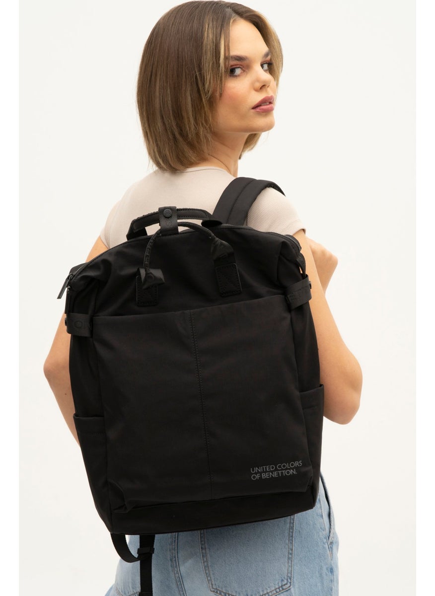 UNITED COLORS OF BENETTON - Benetton Men's Backpack Black BNT1269 - Image 1