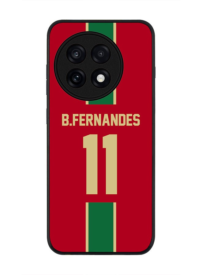 Stylizedd For OnePlus 13R / Ace 5 Pro Case,Slim fit Camera Protection, Shockproof Thin Phone cover  - Football  Portugal, B.Fernandes