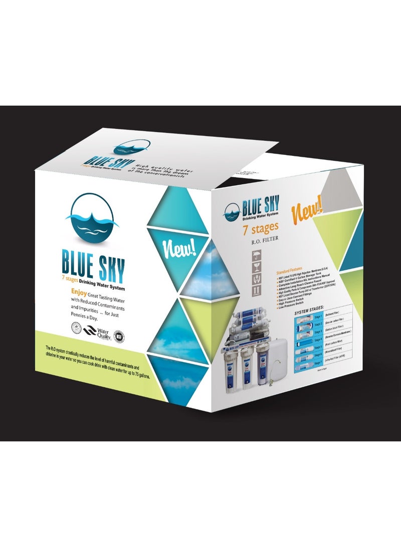 Soul Blue Sky 7-Stage Water Filter with 5 Gallon Tank - Image 2