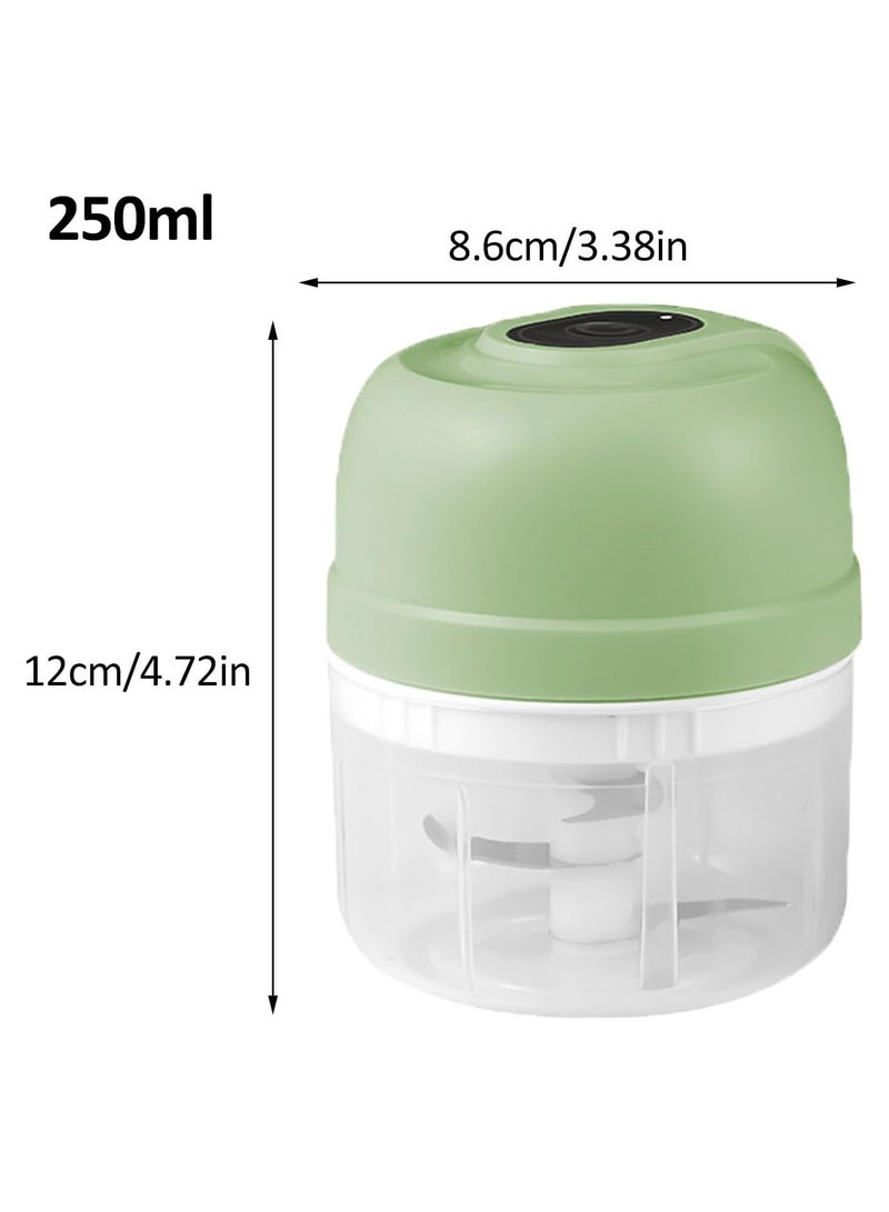 عام مفرمة كهربائية للثوم، طاحونة لحم متعددة الوظائف، مكسرة خضروات خالية من المتاعب، معالج طعام قابل لإعادة الشحن، خلاط صغير طويل الأمد، مفرمة طعام مريحة للفواكه والبصل والسلطات والبيض. - Image 5