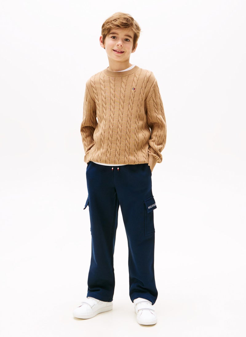 TOMMY HILFIGER Kids Monotype Sweatpants  - Image 4