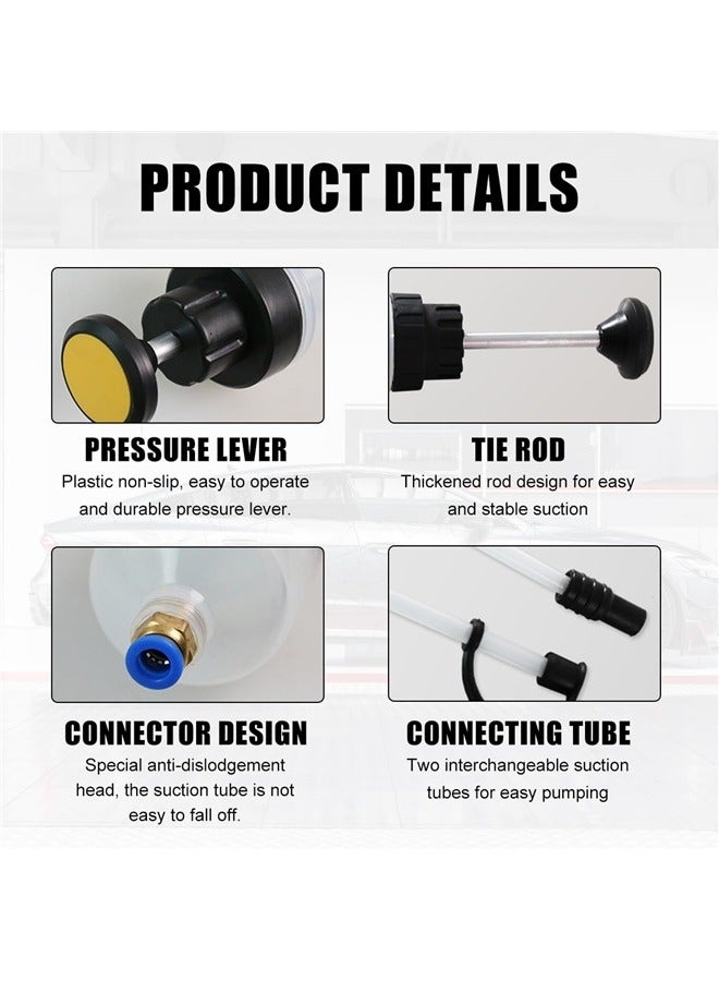 Generic 200cc Fluid Extractor, Manual Extraction and Filling Pump with Two Extraction Tubes, Universal Fluid Oil Change Evacuator Car Accessories  - Image 5