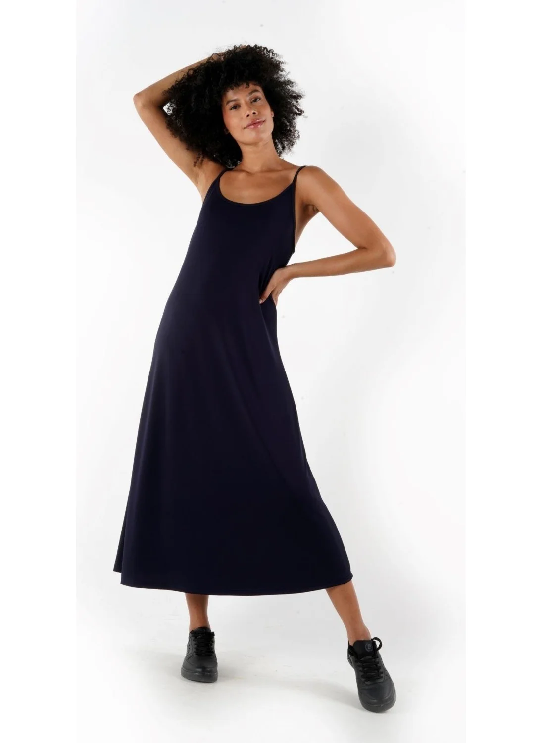 Alexander Gardi Alexandergardi Thin Strap Midi Length Dress (B24-005206)