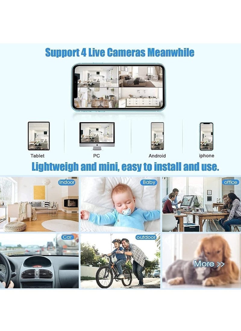 Orleans Cloud - A9 Wi-Fi Mini Monitoring Surveillance Camera | 1080P HD Security Night Clear Vision | Hidden Recording Voice Camera | Suitable for Car, Home, Office, Warehouse, Shop, Indoor & Outdoor Security Safety - Image 1