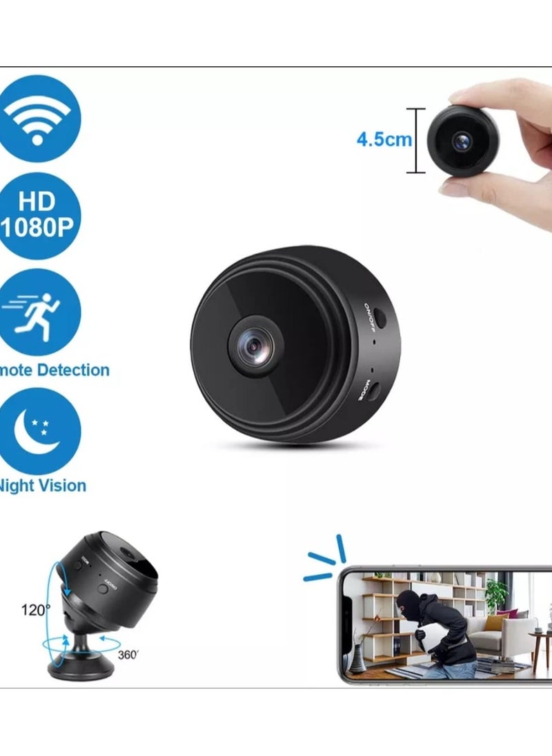 Orleans Cloud - A9 Wi-Fi Mini Monitoring Surveillance Camera | 1080P HD Security Night Clear Vision | Hidden Recording Voice Camera | Suitable for Car, Home, Office, Warehouse, Shop, Indoor & Outdoor Security Safety - Image 1