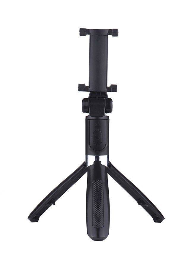 NIBEMINENT Extendable Selfie Stick Tripod With Bluetooth Remote Controller Black/Silver - Image 1