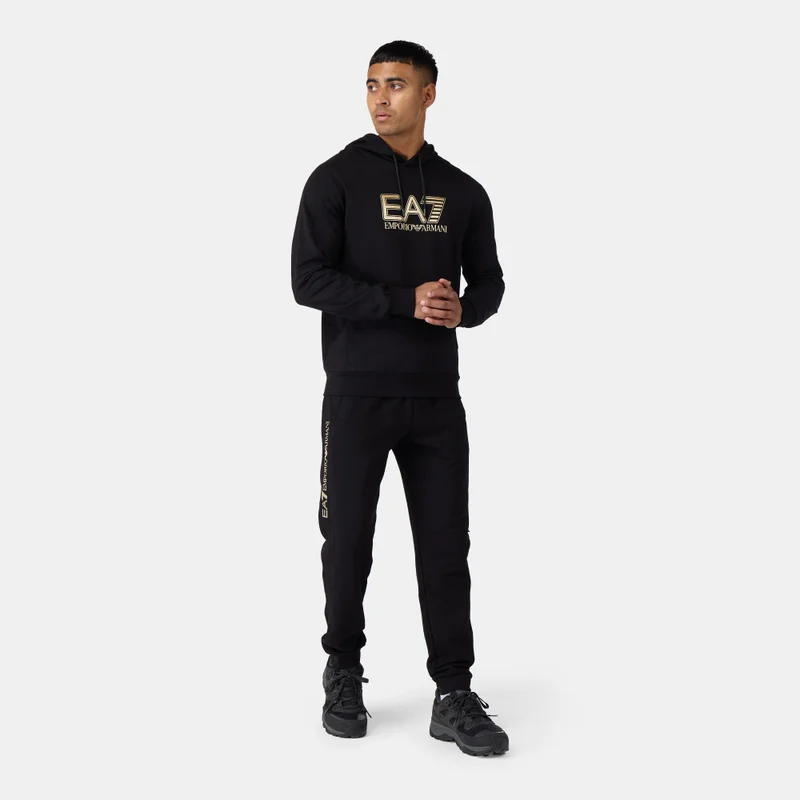 EA7 Emporio Armani Black Men's Athletics Hoodie for Men | Best Price UAE