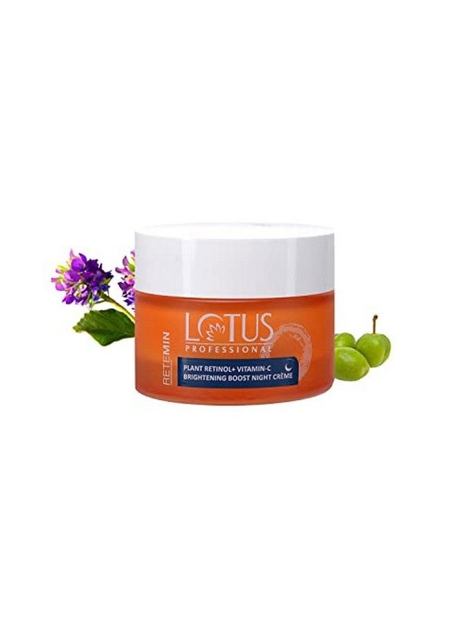Lotus Professional - Retemin Plant Retinol & Vitamin C Boost Night Cream ; Preservative Free ; For All Skin Types ; 50G - Image 1