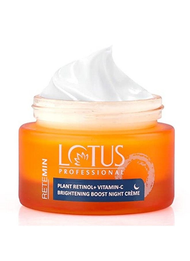 Lotus Professional - Retemin Plant Retinol & Vitamin C Boost Night Cream ; Preservative Free ; For All Skin Types ; 50G - Image 1