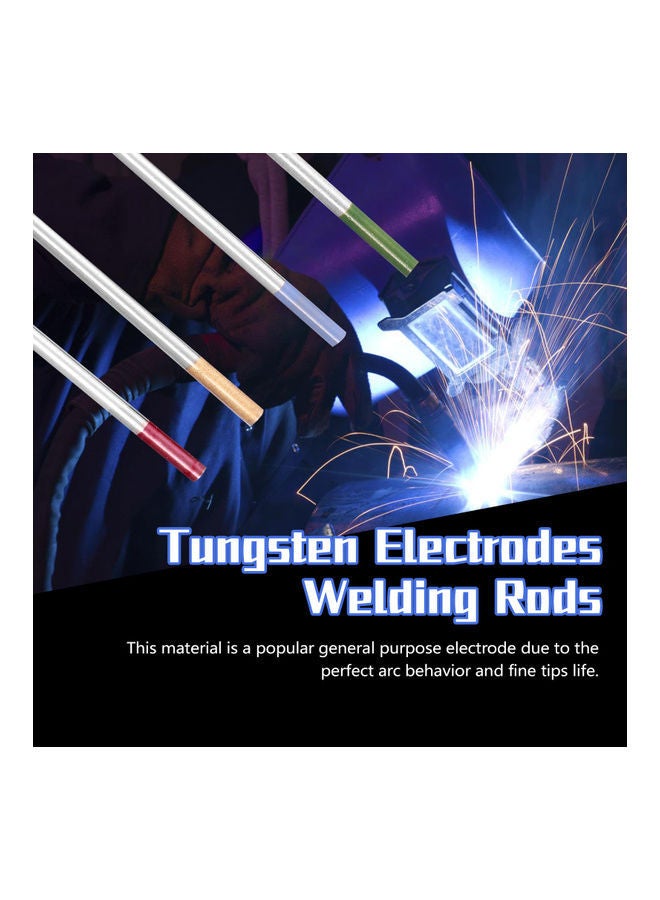 NIBEMINENT 10-Piece Tungsten Electrodes Red/Silver  - Image 3