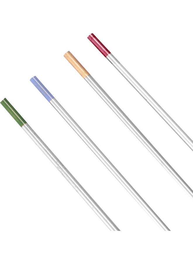 NIBEMINENT 10-Piece Tungsten Electrodes Red/Silver  - Image 4