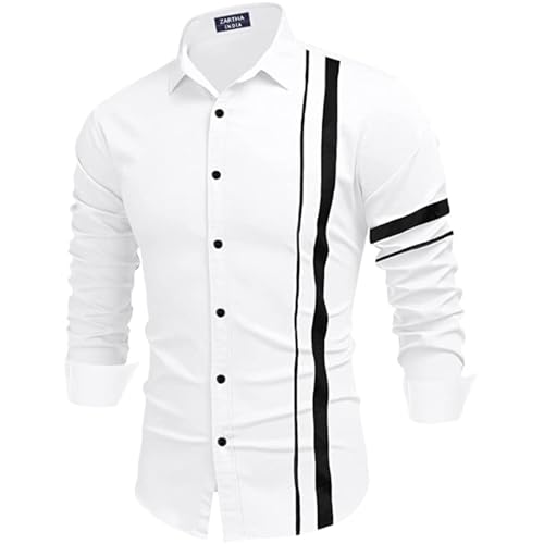 Bellstone Men’s Stylish Cotton Blend Casual Shirt || Full Sleeve Button-Down Shirt || Comfortable Breathable Fabric || Perfect for Casual Office and Outing Wear - Image 4
