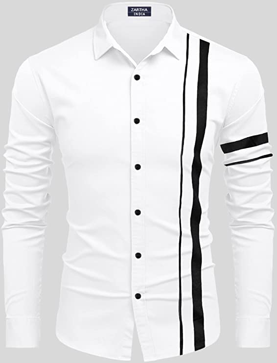 Bellstone Men’s Stylish Cotton Blend Casual Shirt || Full Sleeve Button-Down Shirt || Comfortable Breathable Fabric || Perfect for Casual Office and Outing Wear - Image 3